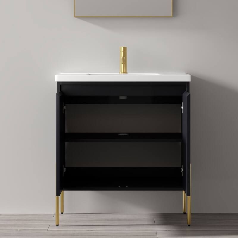 Ripple 30" Single Bathroom Vanity Kit (Assembly Required)