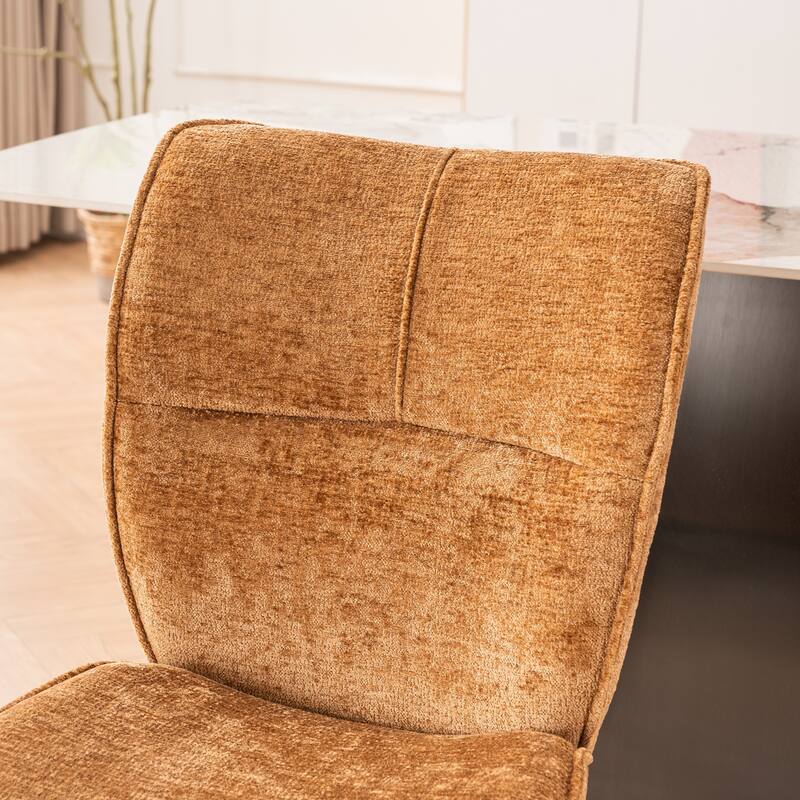 Dining Chairs Set of 2, Armless Kitchen Chairs, Soft Cushion