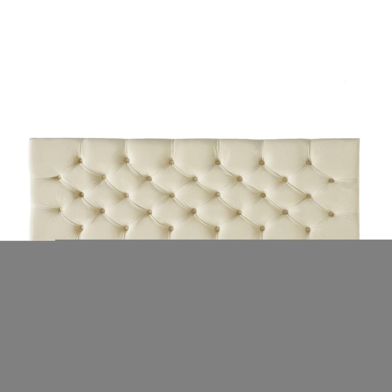 51" Button-Tufted Diamond Stitch Storage Ottoman with Pressure Hinges