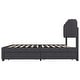 preview thumbnail 11 of 12, Twin Size Upholstered Bed With 2 Storage Drawers,Wood Slat Support