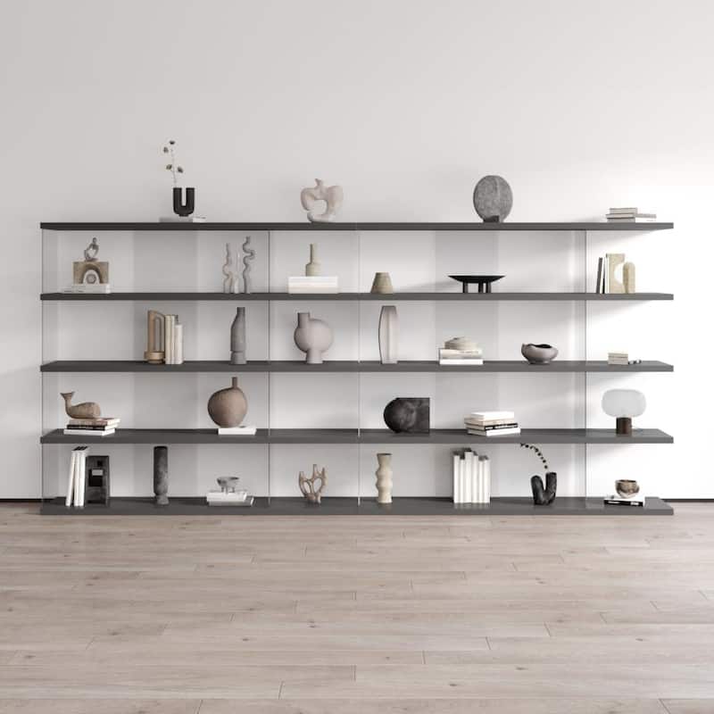 Gravity 2X Bookcase - Gray