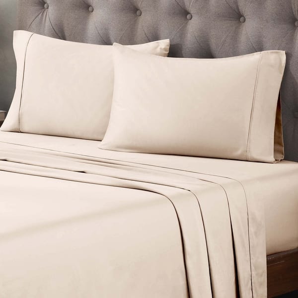 Superior Egyptian Cotton 400 Thread Count Solid Bed Sheet Set