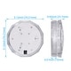 preview thumbnail 3 of 5, 4Pcs Submersible LED Underwater Lights with Remote Controlled, Battery Operated Waterproof Wireless Multi-Color Lights