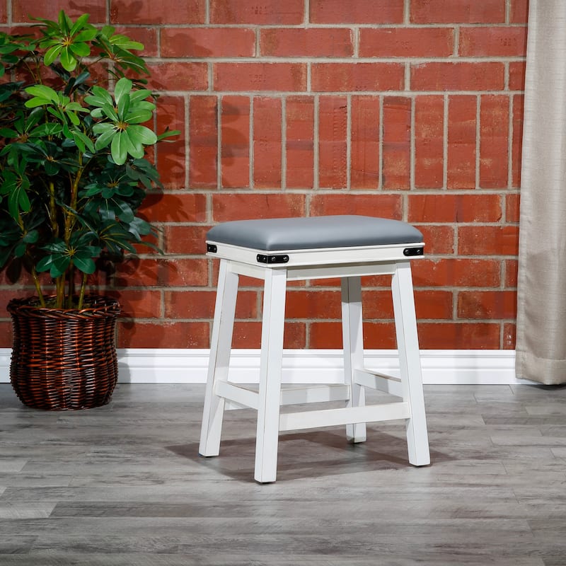 DTY Indoor Living Cortez Bonded Leather Counter or Bar Stool