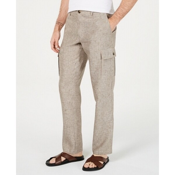 linen cargo pants mens
