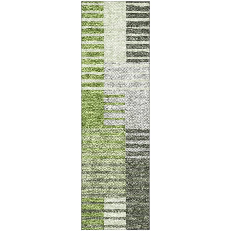 Premium Washable Super Soft Geo Stripe Mayfield Rug