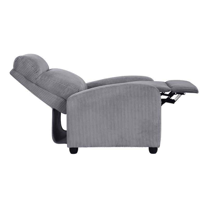Covelo Corduroy Push Back Reclining Chair