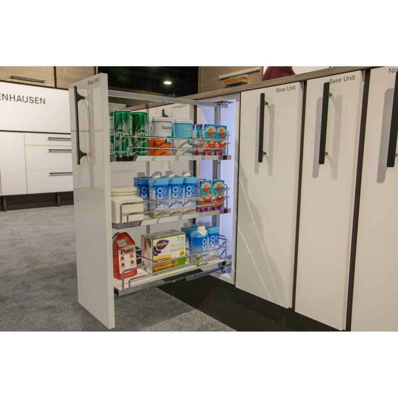 Kessebohmer 17" Wide Trays for 24" to 32" Base Pull Out Cabinet Kit