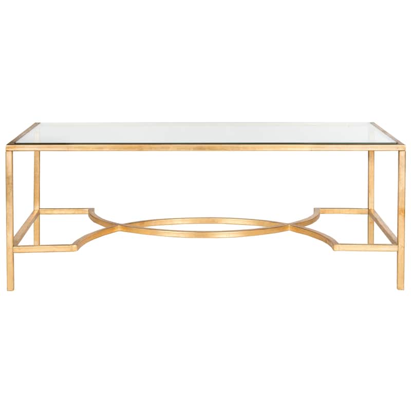 SAFAVIEH Inga Gold Coffee Table - 48" x 23" x 18"
