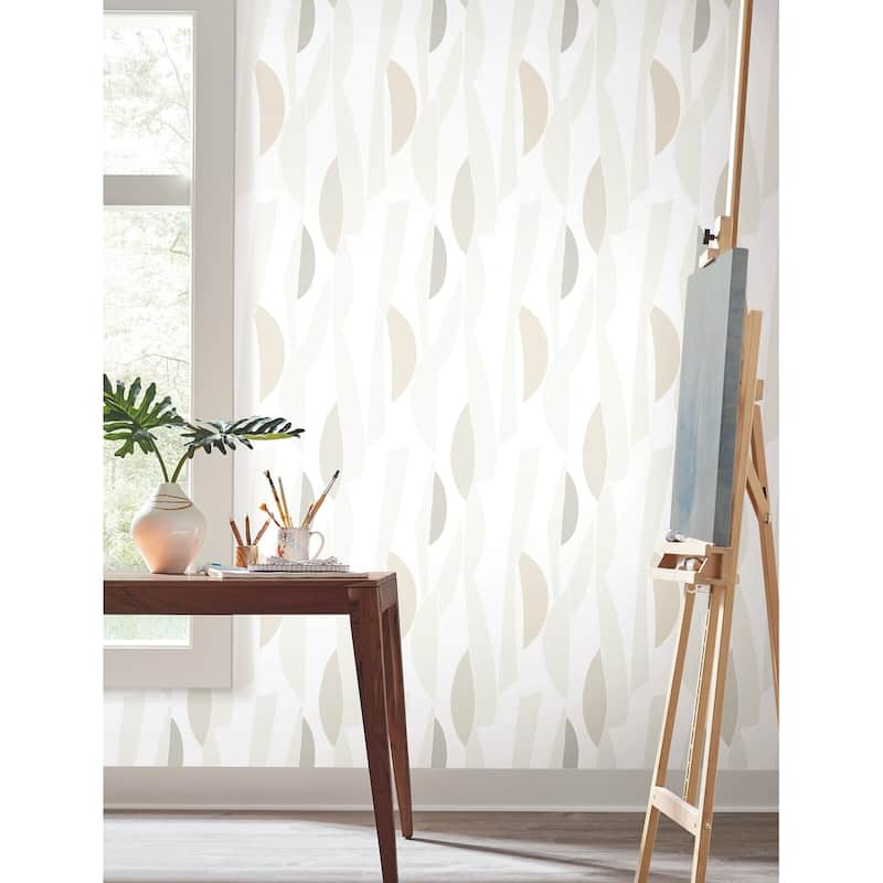 York Wallcoverings Balance Gesso Wallpaper