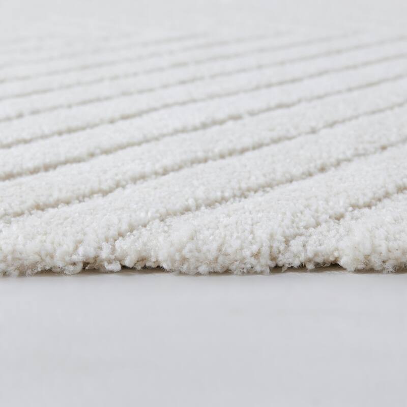 Nikolaus Modern Striped Area Rug
