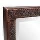 preview thumbnail 10 of 11, Allan Andrews Bronze Rectangular Full Length Dressing Mirror with Hand Crafted Metal Frame - 12W X 36H X 1.1/2T