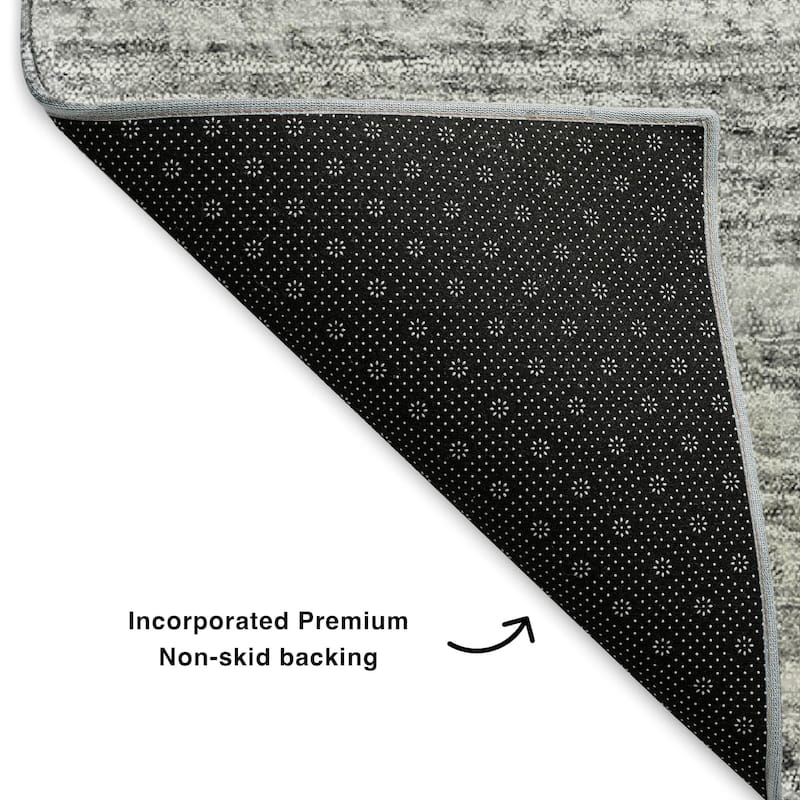 Premium Washable Super Soft Stripe Mayfield Rug