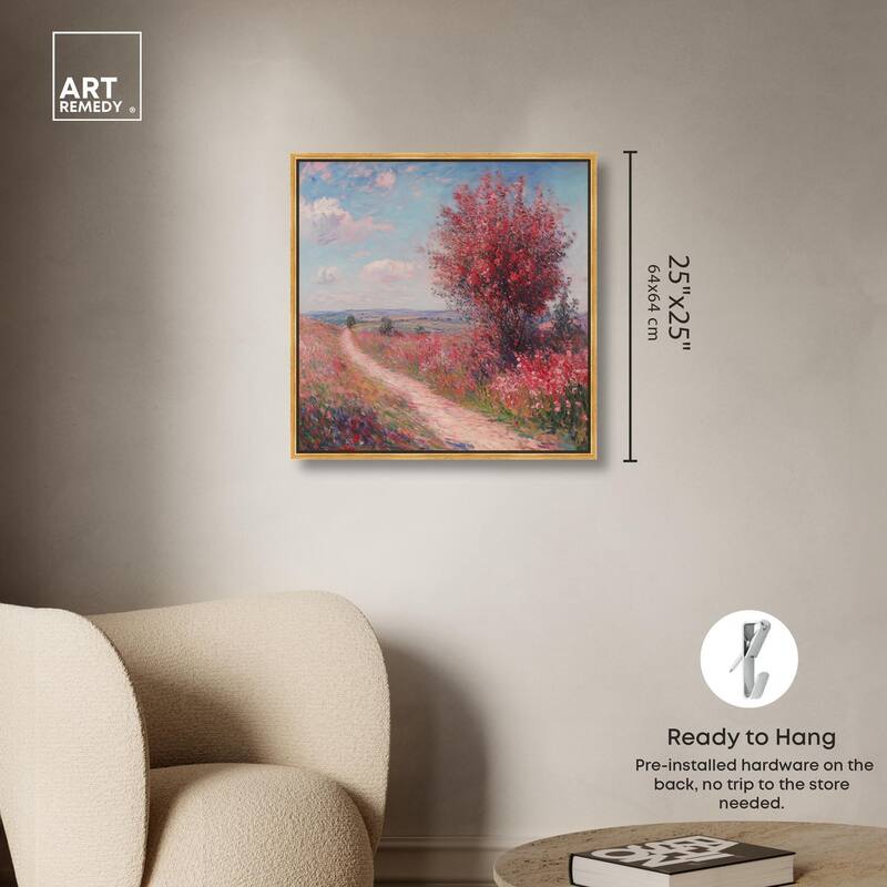 Pourville Breeze Canvas by Art Remedy