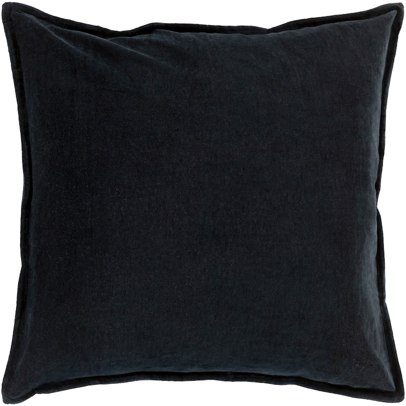 Artistic Weavers Harrell Solid Velvet 22-inch Throw Pillow - Polyester - Black