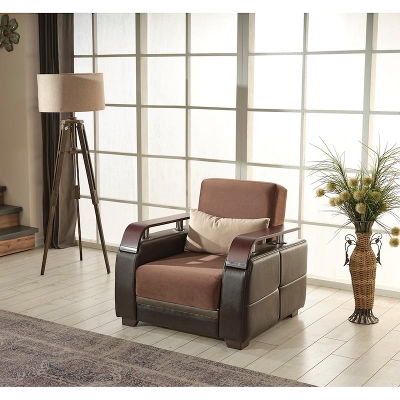 Regina Modern Comfortable Chair For Living Room - Brown