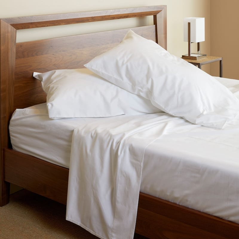 BedVoyage Melange viscose from Bamboo Bed Sheets - White - Twin