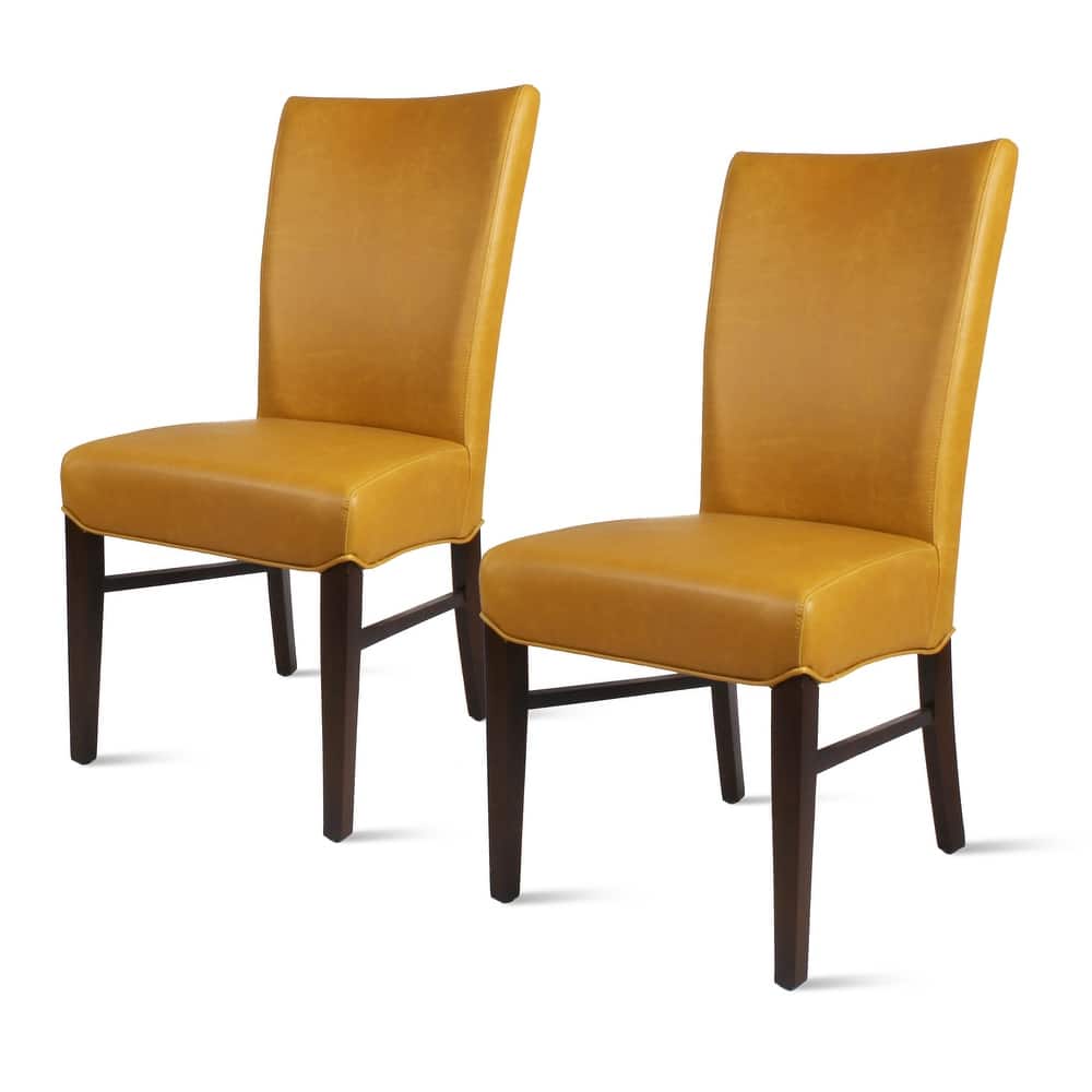 NPD Furniture Milton Bonded Leather Dining Chairs (Set of 2) - na