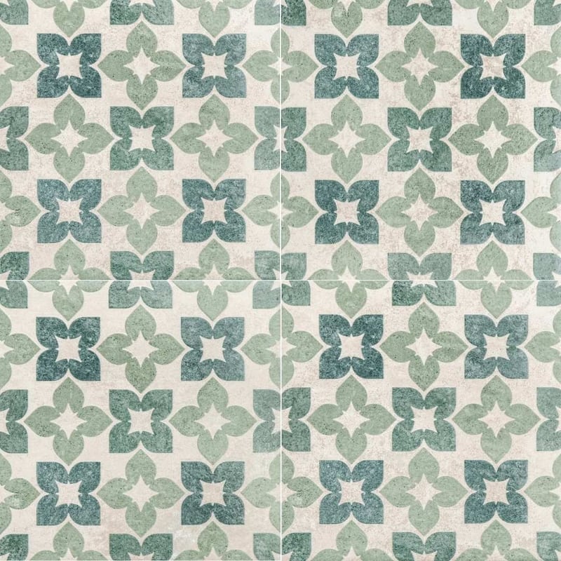 The Tile Life Phlox 8x8 Porcelain Floor and Wall Tile - Green - 8 x 8 Sample