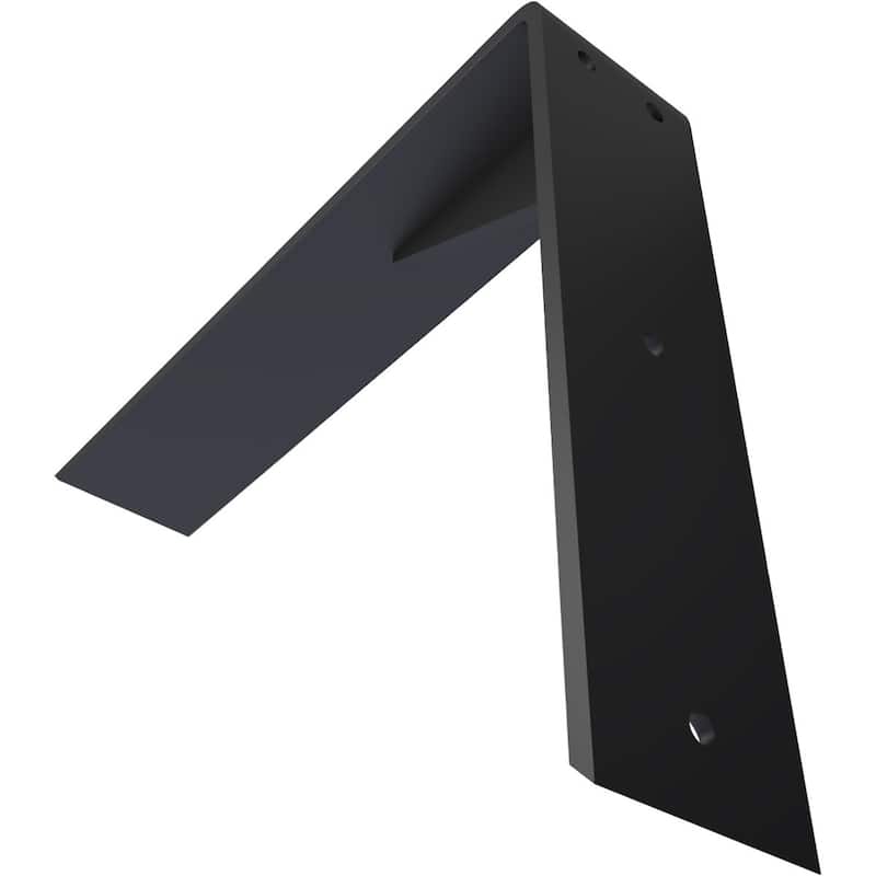 Ekena Millwork Countertop Support Steel Heavy Duty Bracket w/ Gusset