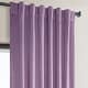 preview thumbnail 124 of 140, Exclusive Fabrics Heritage Plush Velvet Room Darkening Curtain (1 Panel) - Luxurious Single Drapery for Enhanced Room Darkening