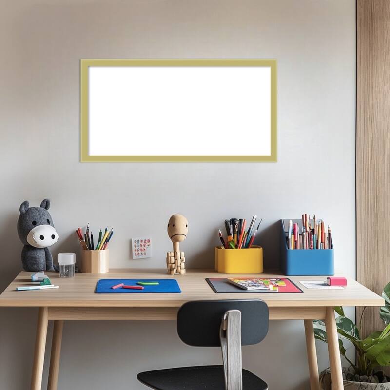Incline Framed Dry Erase Magnetic Board