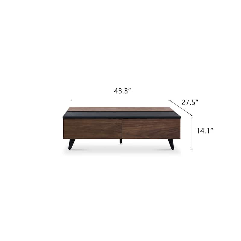 Convertible Storage Coffee Table with Lift Top and Storage