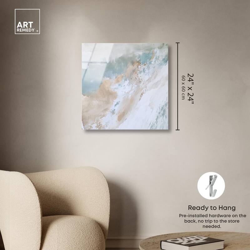 Sandy Mirage Acrylic by Art Remedy, Ready to Hang