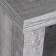 preview thumbnail 10 of 9, Farmhouse Barn Door Nightstand Bedside Table with Storage Open Compartment