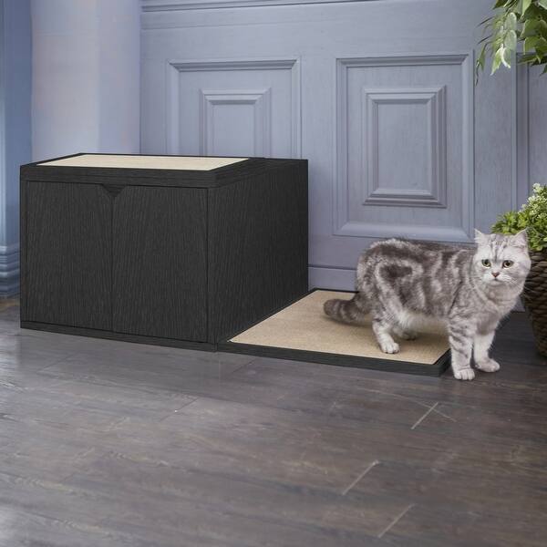 Shop Cat Litter Mat Black Tool Free Assembly And Uniquely