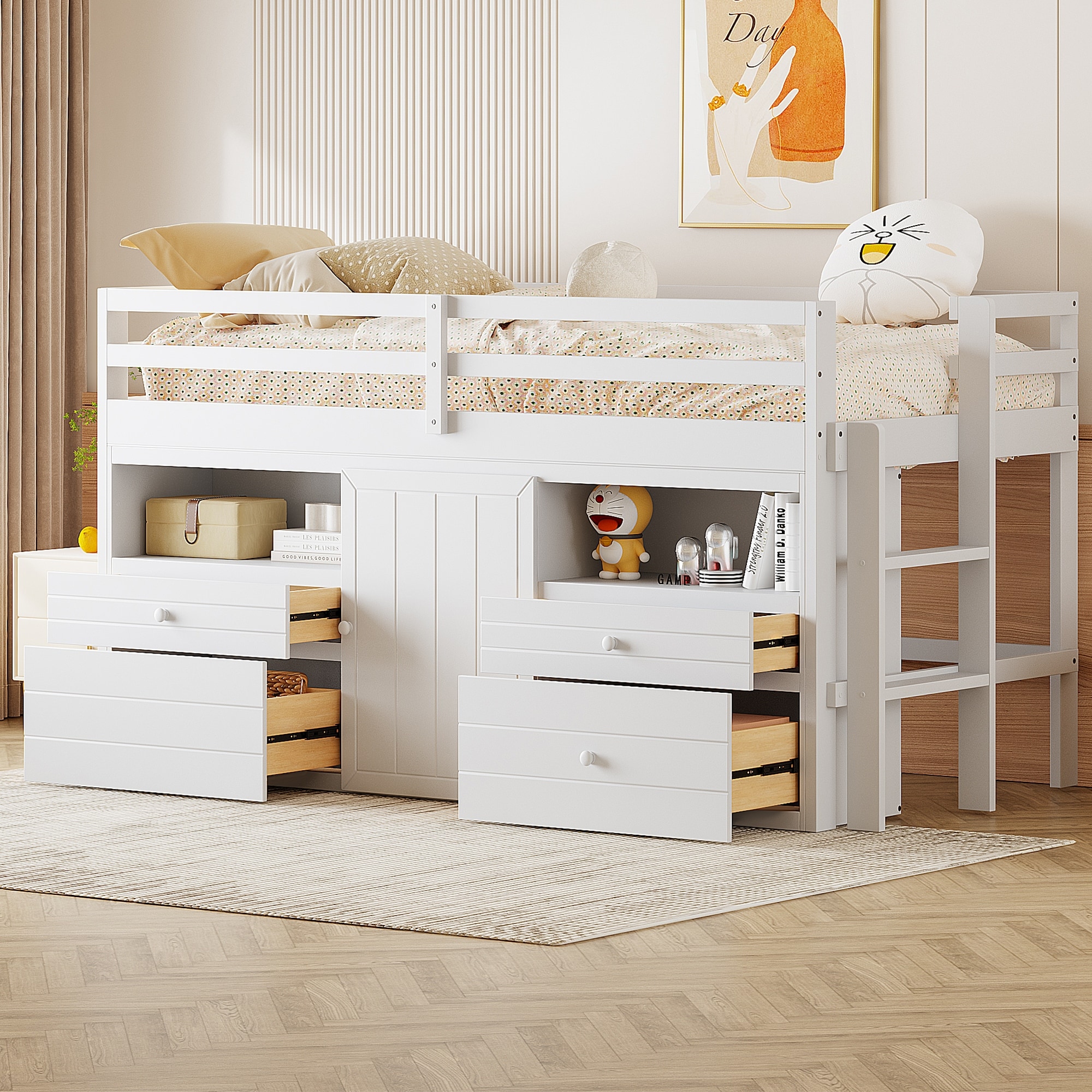 Twin kids loft bed on sale