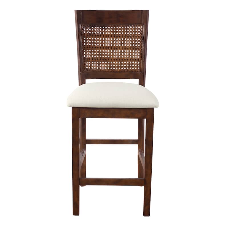 Walden 24" Cane Back Stool (2-Pack)