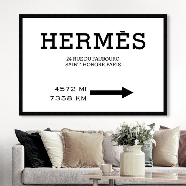 【新品】オリバーガル FAUBOURG ROAD SIGN MINIMALIST Oliver Gal 'Faubourg Road Sign Minimalist' Fashion and Glam Wall