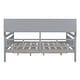 preview thumbnail 8 of 9, Full Size Daybed Bed Frame with 2 Drawers - Grey