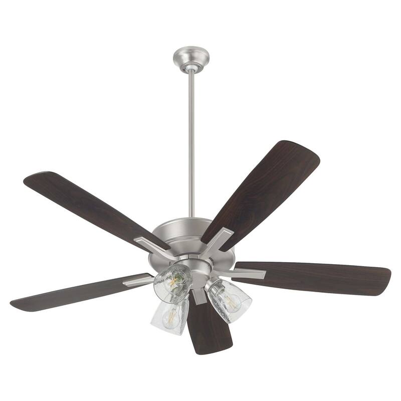 Quorum International 4525-231 Ovation 52" 5 Blade Indoor Ceiling Fan - Satin Nickel