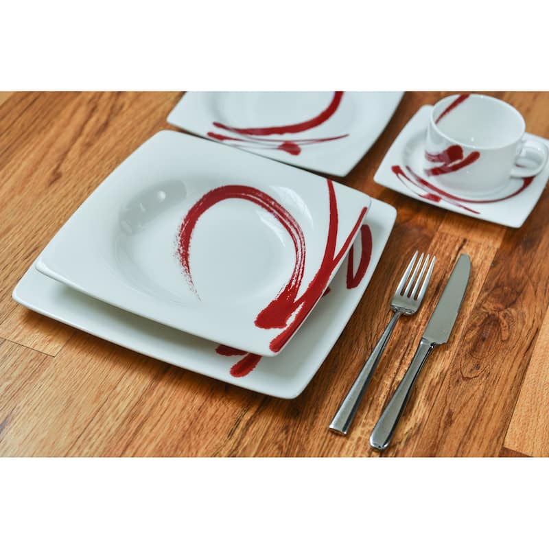 Red Vanilla Paint It Red Set of 6 Bowls