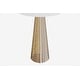 preview thumbnail 17 of 106, 16-in. Glass Lamp w/ Brushed Nickel Accents and Drum Shade