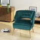 preview thumbnail 20 of 18, Mariposa Mid-century Velvet Accent Chair by Christopher Knight Home Teal
