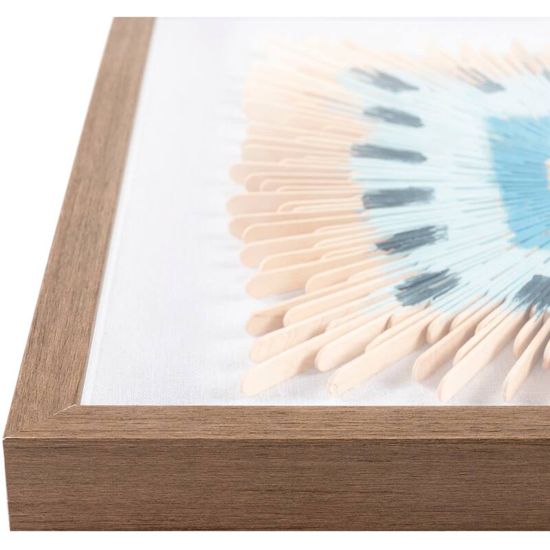 Artistic Weavers Rehobeth Framed Boho Textural Prints (Set 0f 2)