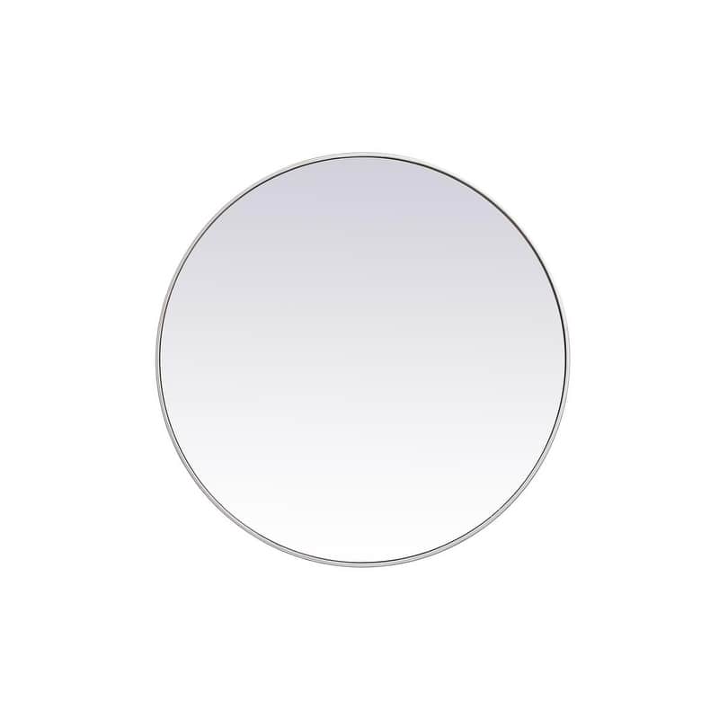 Carson Carrington Labbemala Metal Frame Round Mirror