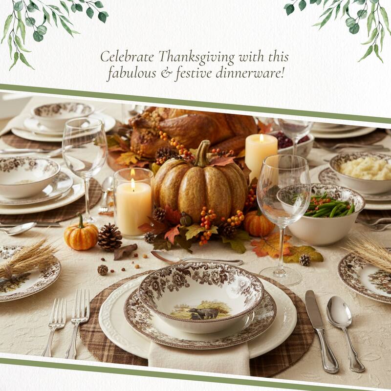 Spode Woodland Ascot Cereal Bowl