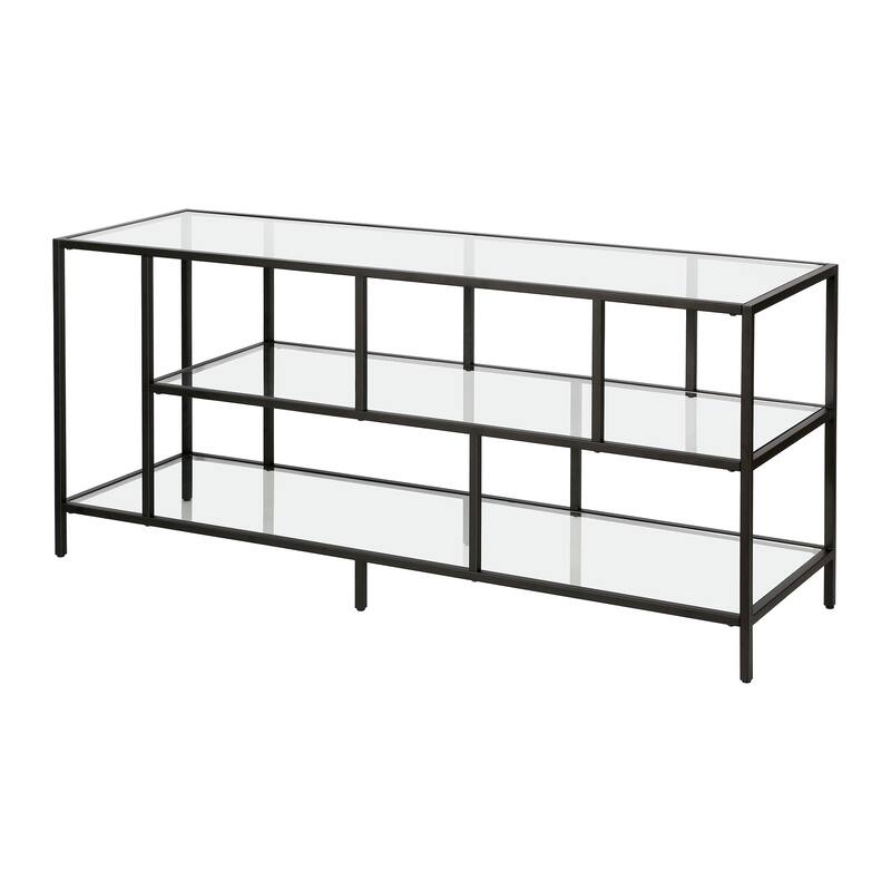 Winthrop Rectangular TV Stand with Metal Shelves for TV's up to 60"