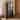 73.25"H Vintage Display Cabinet, Mid-century Modern Bookcase with Glass Doors