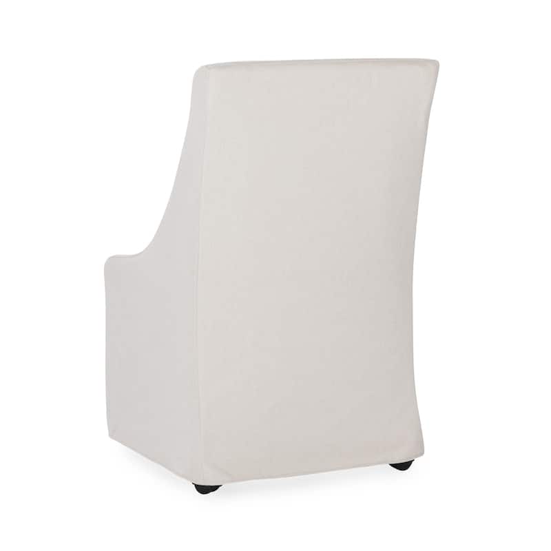 Classic Home Warwick Upholstered Rolling Dining Chair