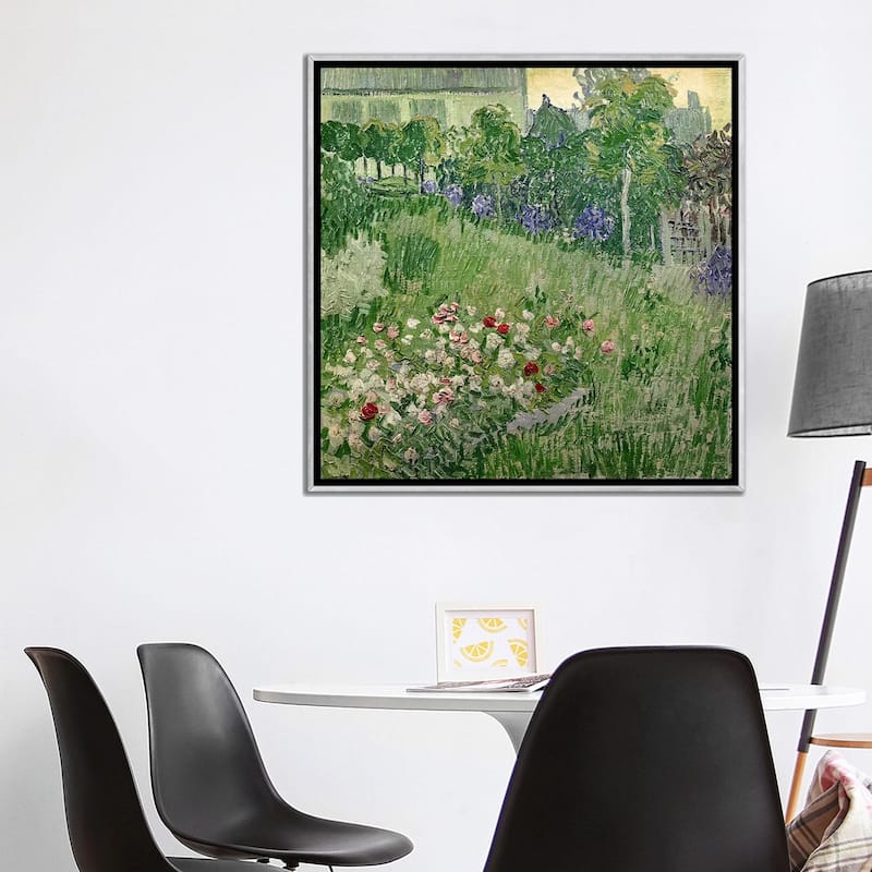 iCanvas "Daubigny's garden, 1890 " by Vincent van Gogh Framed