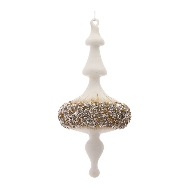 Glass Finial Drop Ornament (Set of 6)