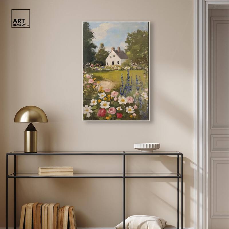 Floral Farmhouse I Canvas by Art Remedy