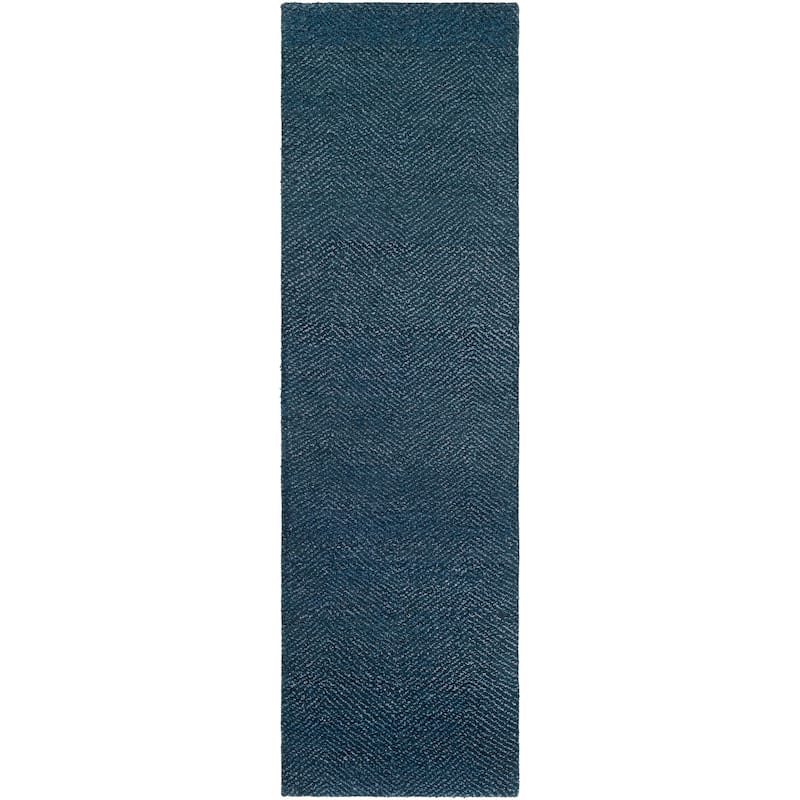 Fazeley Hand Knotted Wool Blend Casual Area Rug