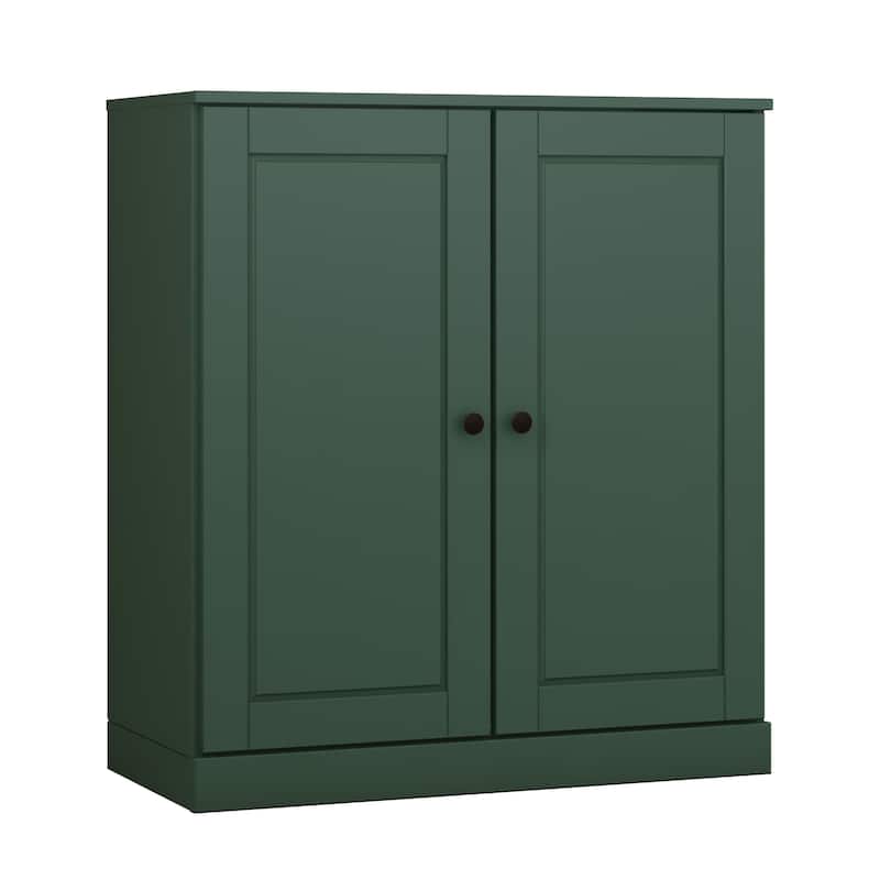 Palace Imports 100% Solid Wood 3-Shelf Bookcase, Adjustable Shelves, 32" Wide, 35.75" Tall