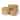 Kea Light Brown Weaved Water Hyacinth Round Nesting Boxes w/ Lids